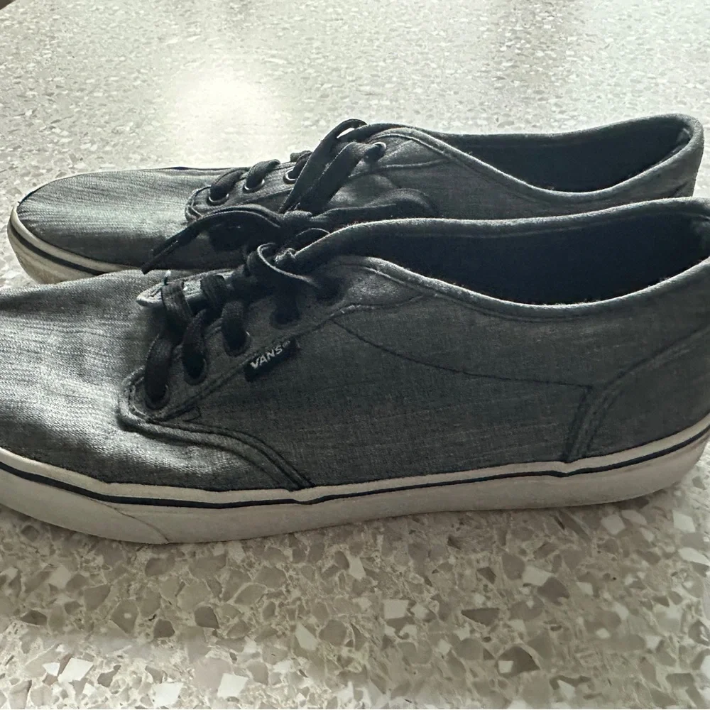 VANS Mens Shoes Size 11.5 Canvas‎ Skater Gray